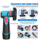 Mini flex Smerigliatrice doppia batteria litio dischi + Valigetta