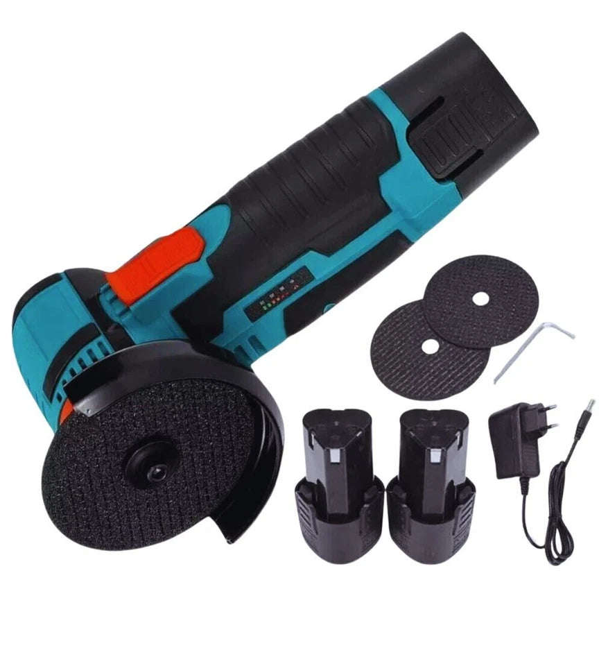 Mini flex Smerigliatrice doppia batteria litio dischi + Valigetta