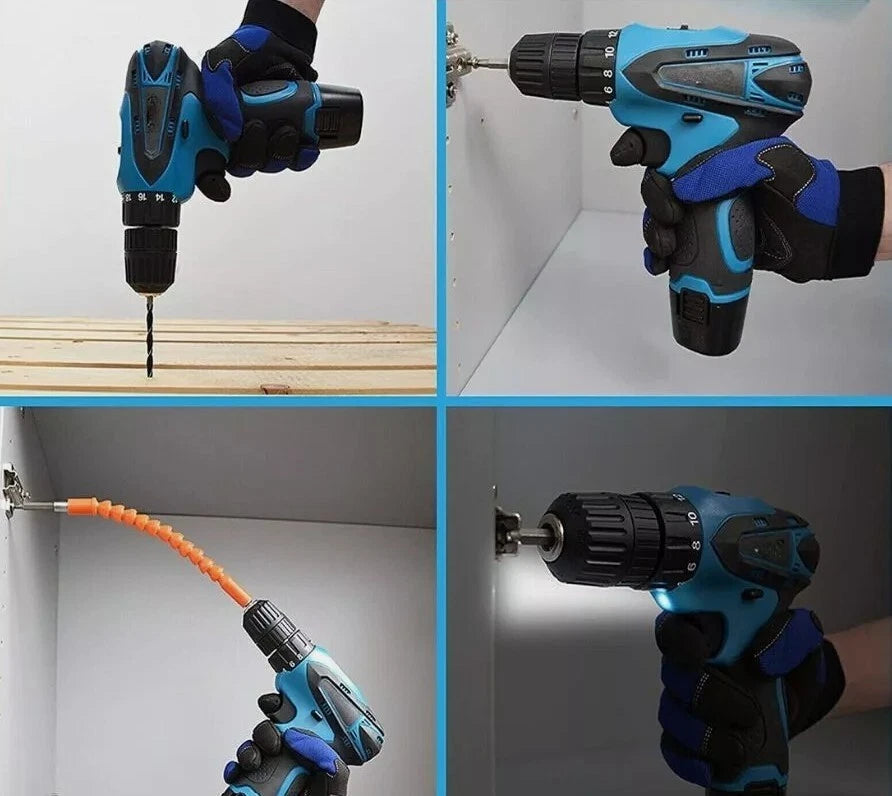 TRAPANO AVVITATORE PROFESSIONALE 2 BATTERIA 18V A LITIO + VALIGIA ACCESSORI 2026